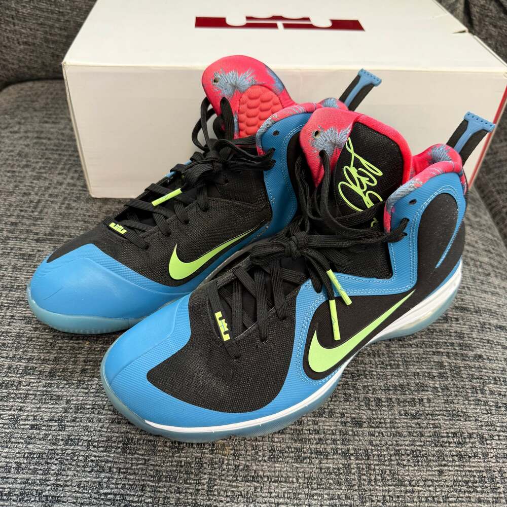 Nike Lebron IX 9 South Coast Blue Basketball DO5838-001 Mens Size 7.5 RARE NEW